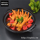 INPHIC-食品樣品砂鍋雞爪假菜食物模擬模型模具